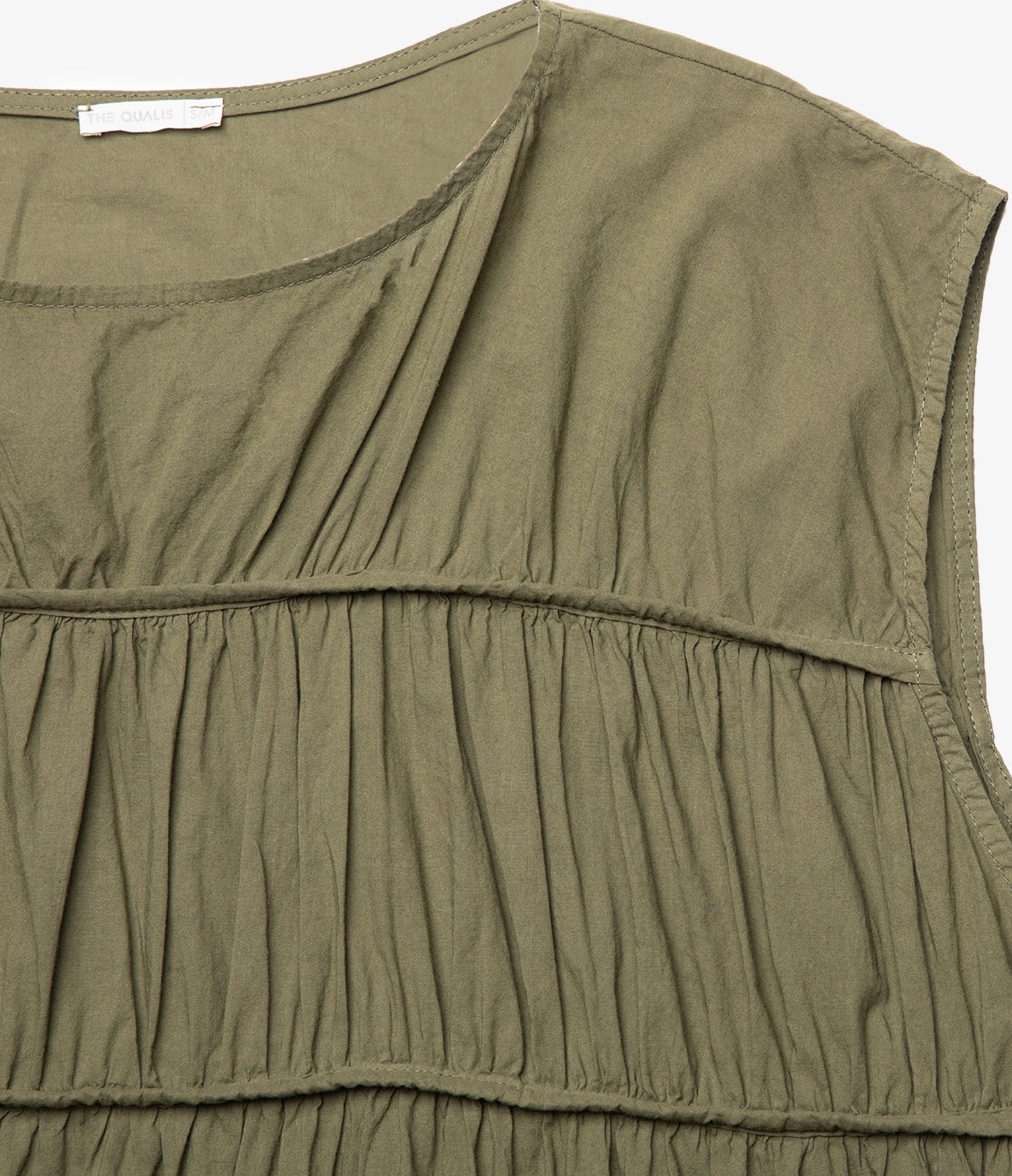 Blusa Mujer 100% Algodón Vuelos Verde