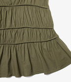 Blusa Mujer 100% Algodón Vuelos Verde