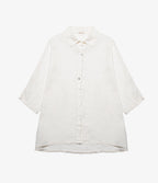 Blusa Mujer 100% Lino Taormina Blanca