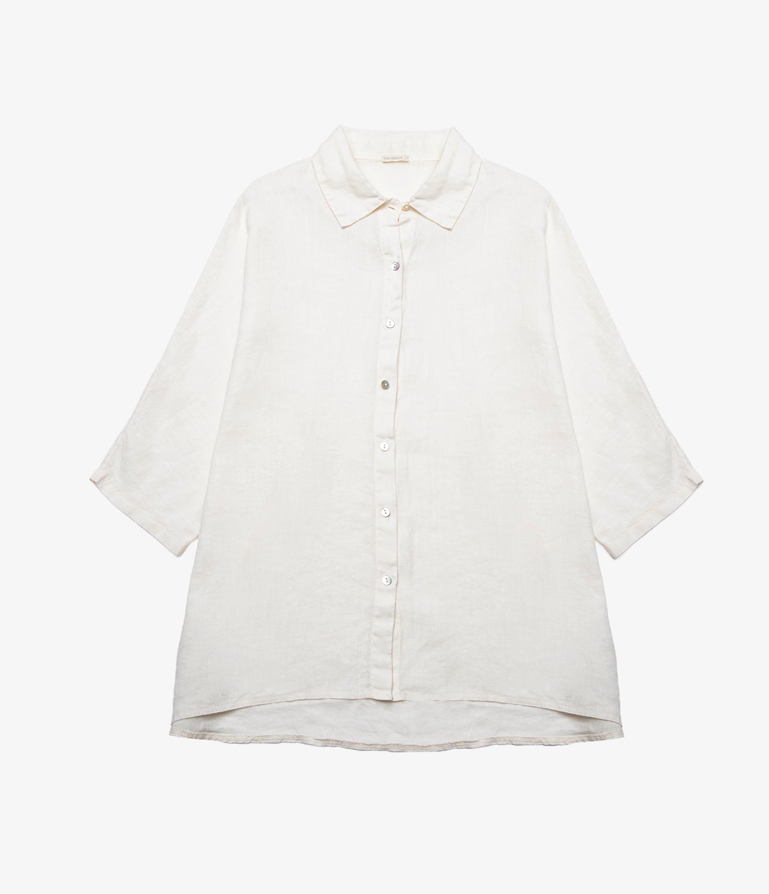 Blusa Mujer 100% Lino Taormina Blanca