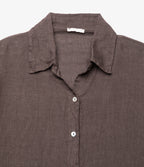 Blusa Mujer 100% Lino Taormina Café