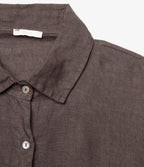 Blusa Mujer 100% Lino Taormina Café