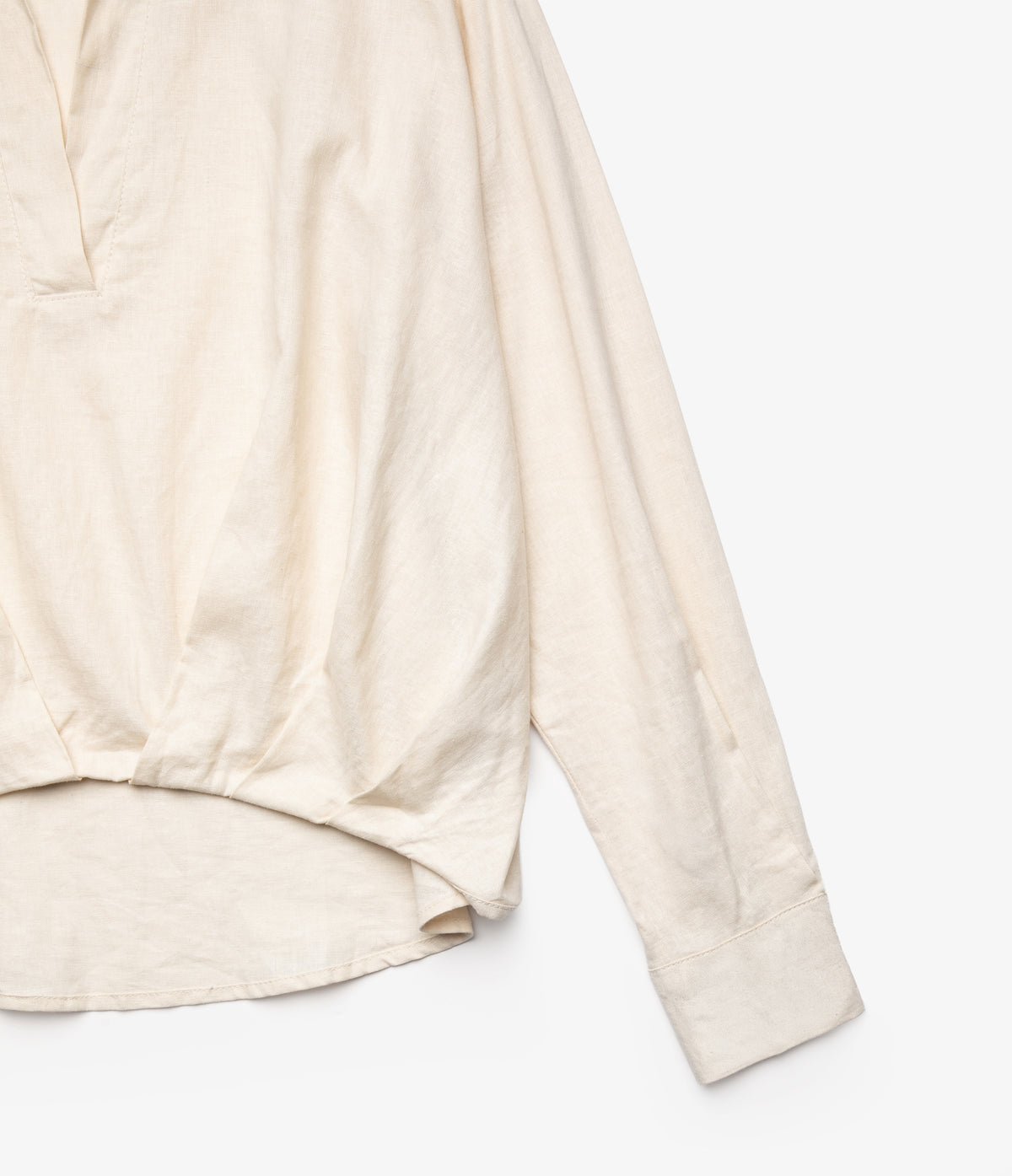 Blusa Mujer Lino Milan Beige