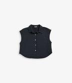 Blusa Mujer Lino Roma Azul Marino