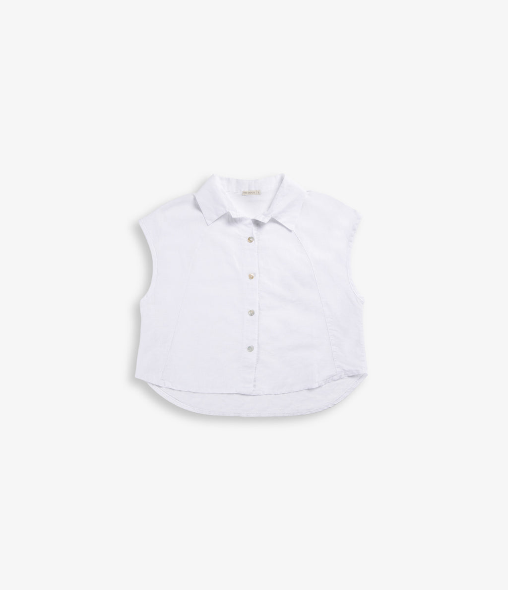 Blusa Mujer Lino Roma Blanco