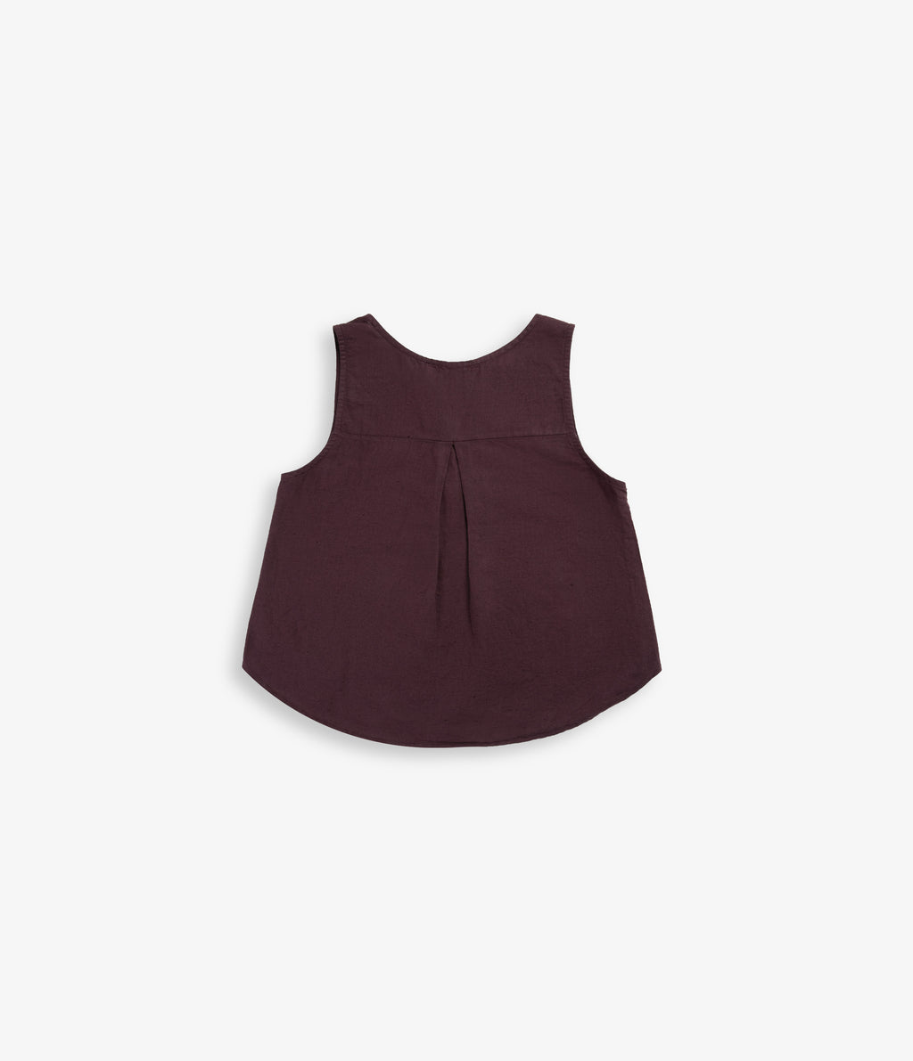 Blusa Mujer Lino Siena Morado