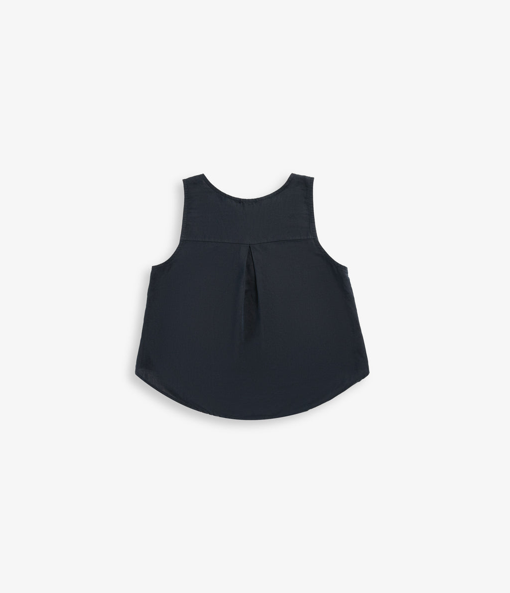 Blusa Mujer Lino Siena Azul Marino