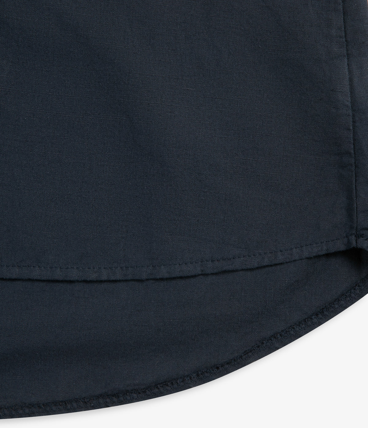 Blusa Mujer Lino Siena Azul Marino