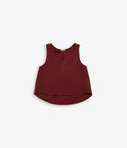 Blusa Mujer Lino Siena Burdeo