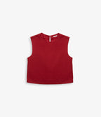 Top Mujer Lino Firenze Rojo