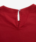 Top Mujer Lino Firenze Rojo