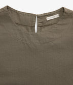 Top Mujer Lino Firenze Verde