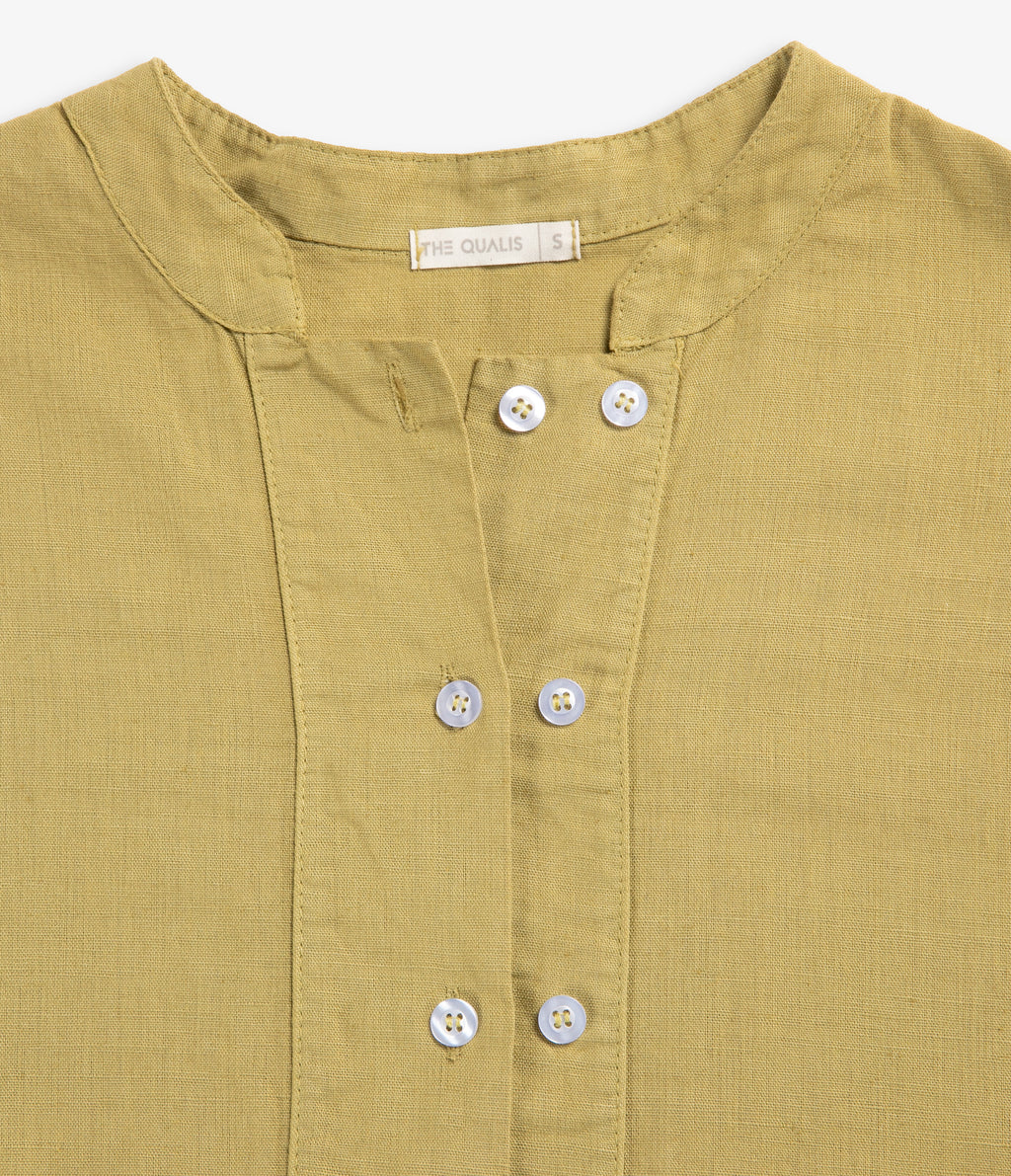 Blusa Mujer Lino Mao Pistacho