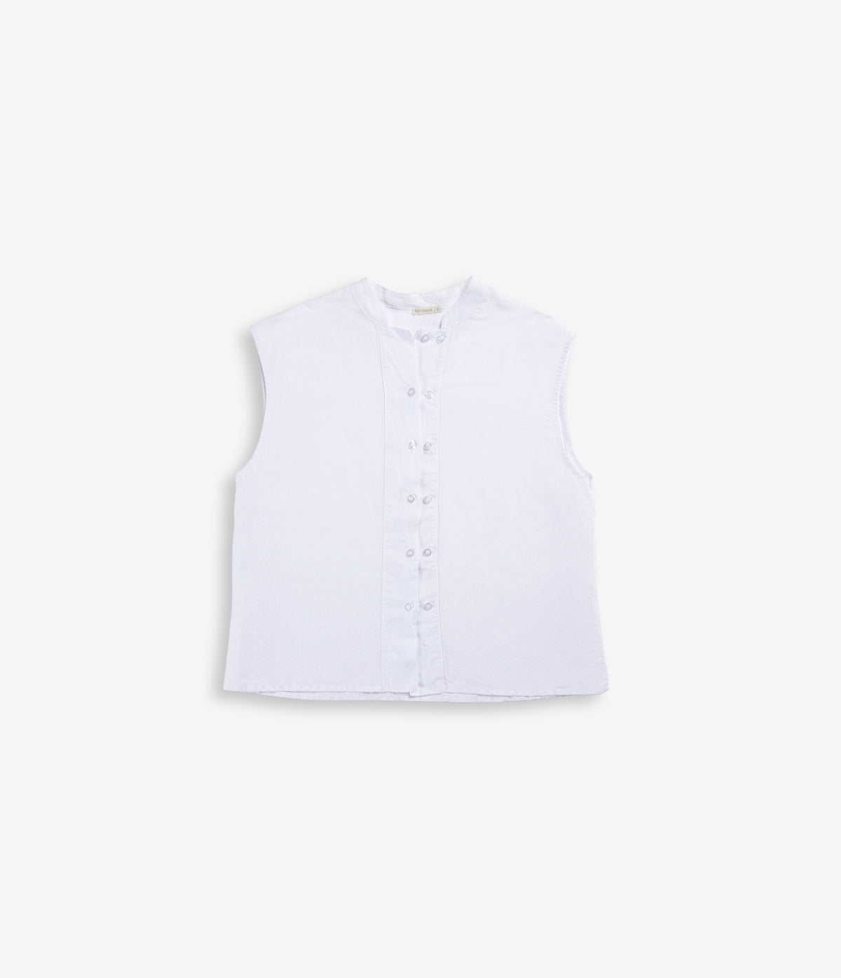 Blusa Mujer Lino Mao Blanco