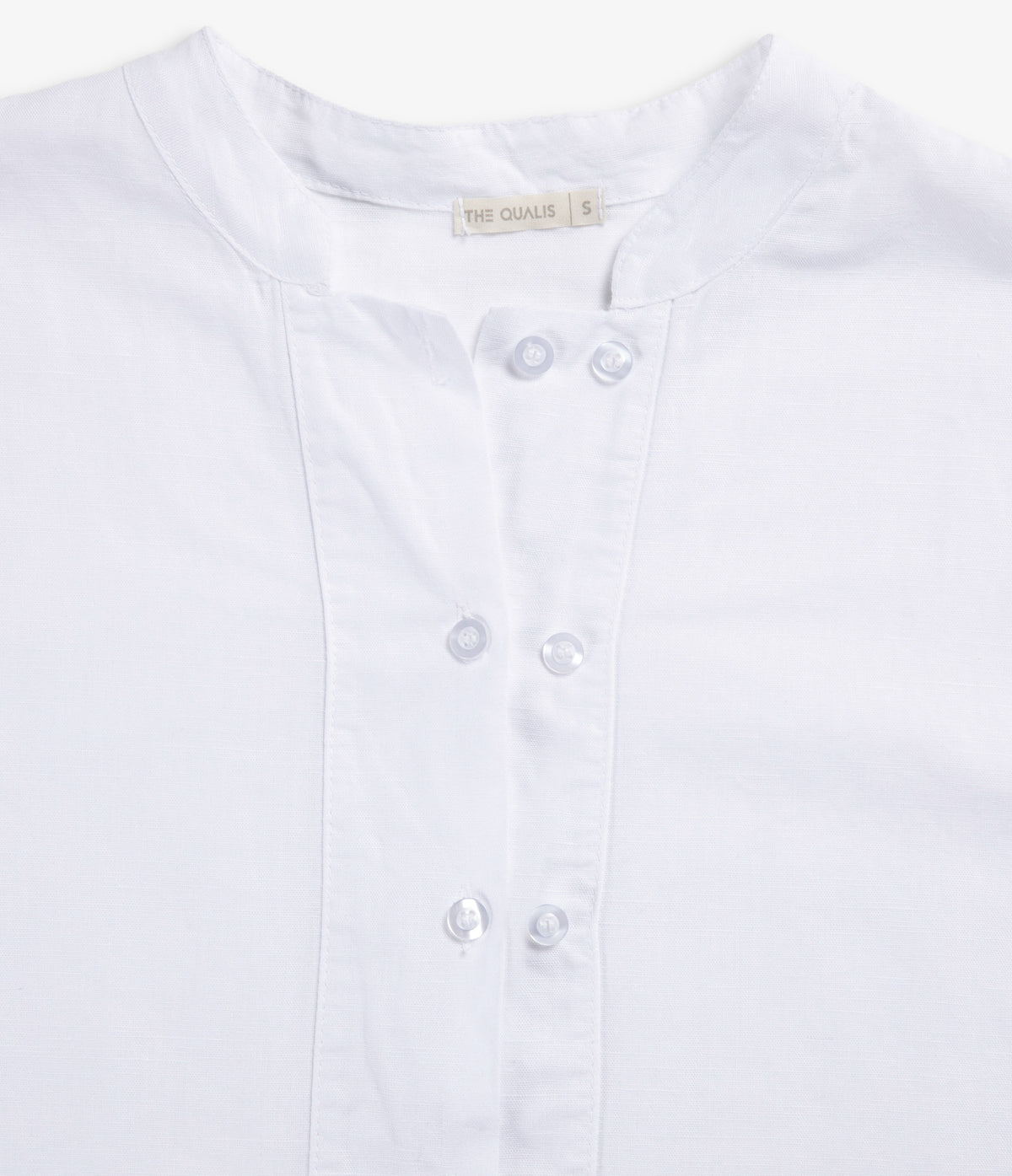 Blusa Mujer Lino Mao Blanco