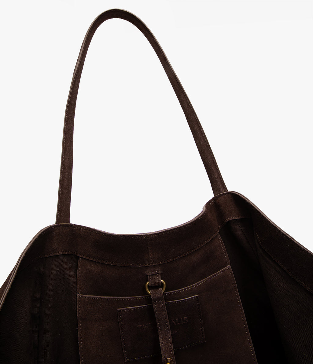 Cartera Bolso Mujer 100% Cuero Café