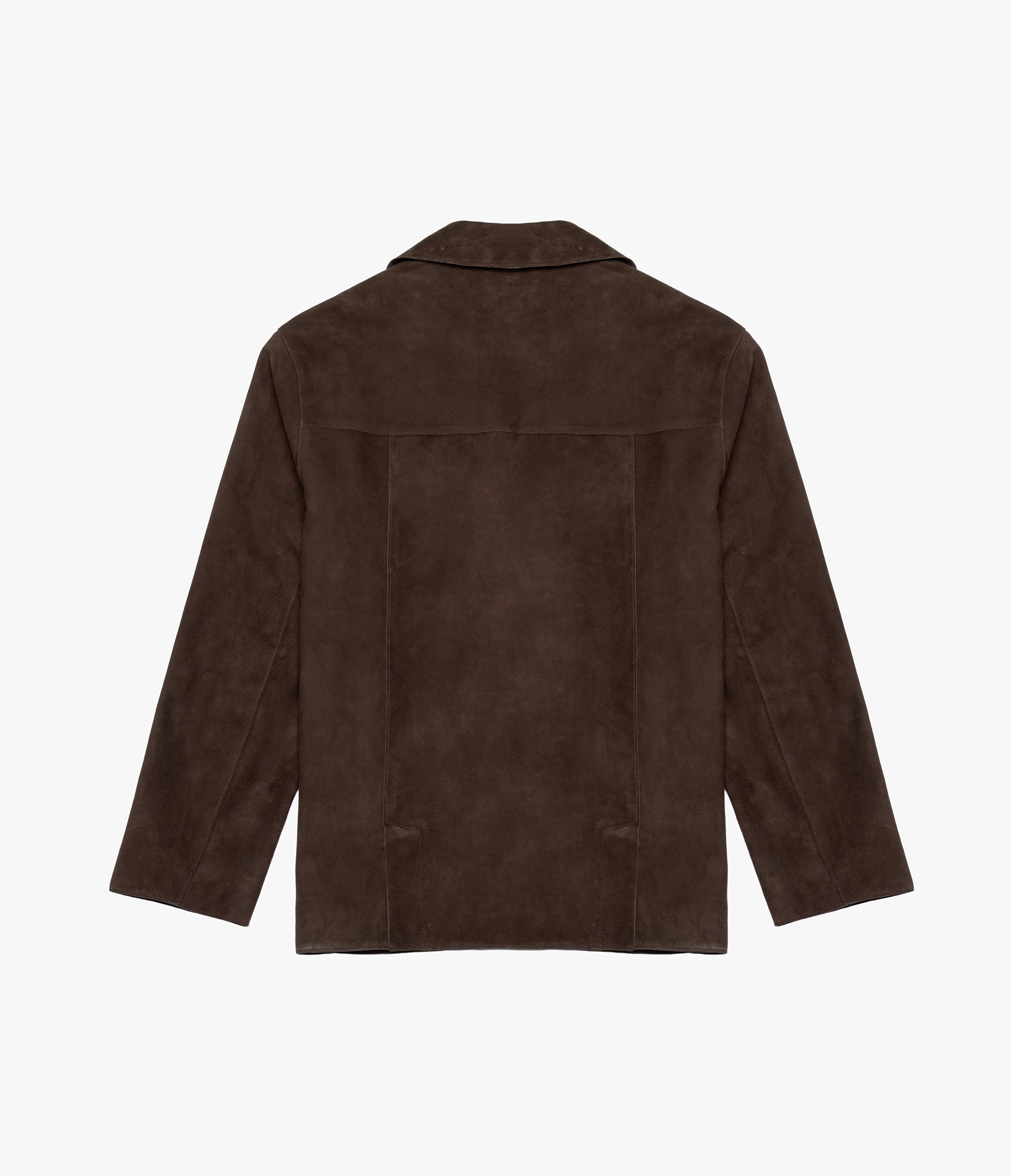 Chaqueta Blazer Mujer 100% Cuero Gamuza Café