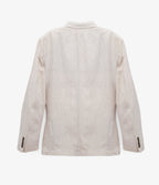 Blazer Hombre 100% Lino Beige