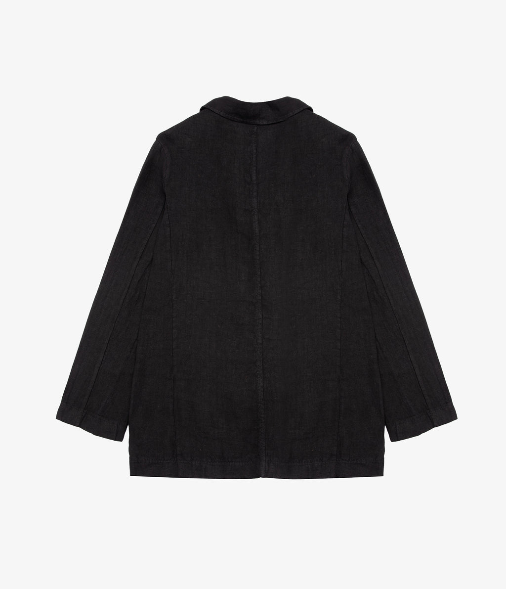 Blazer Mujer 100% Lino italiano Fiore Lino Negro