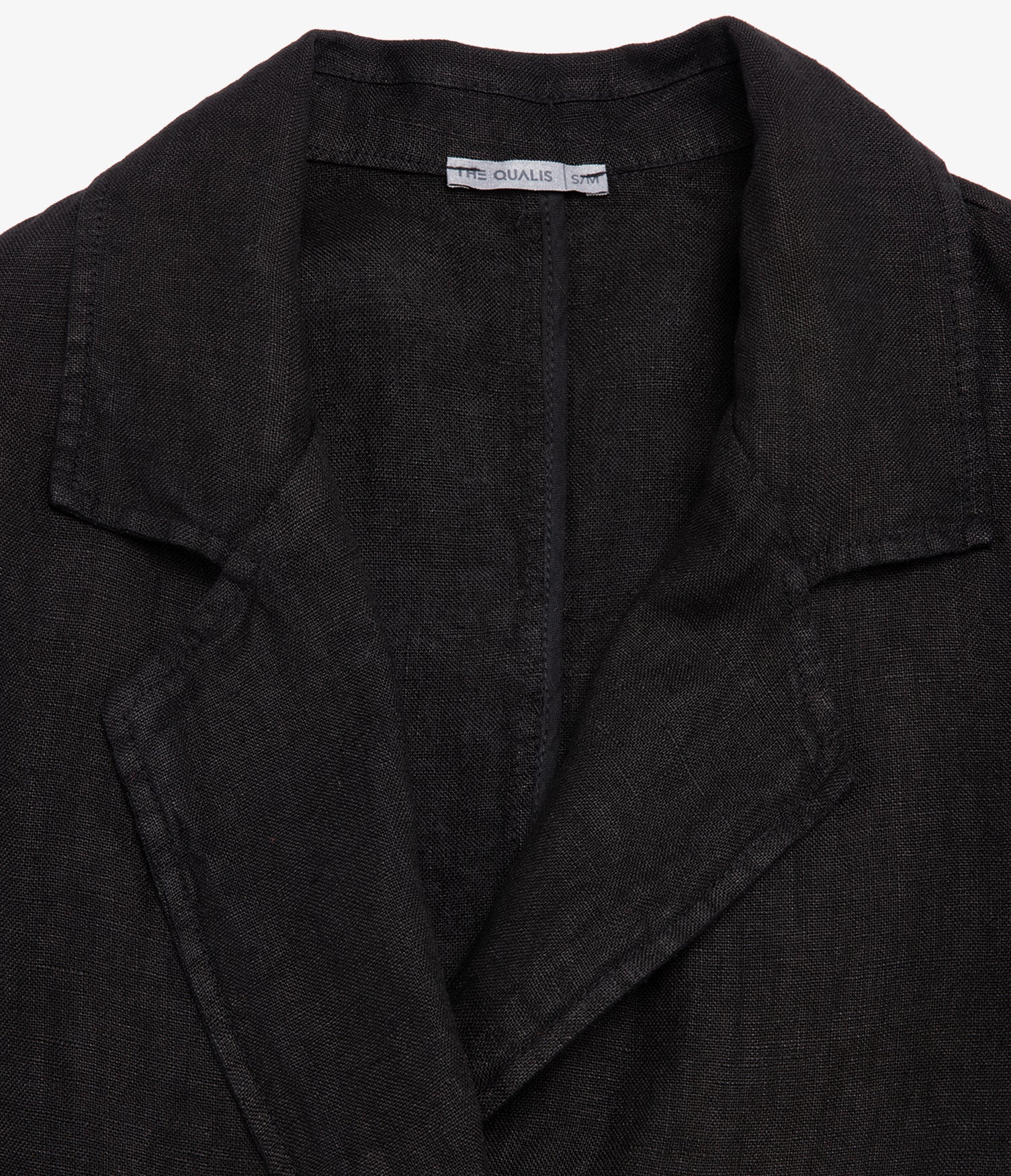 Blazer Mujer 100% Lino italiano Fiore Lino Negro