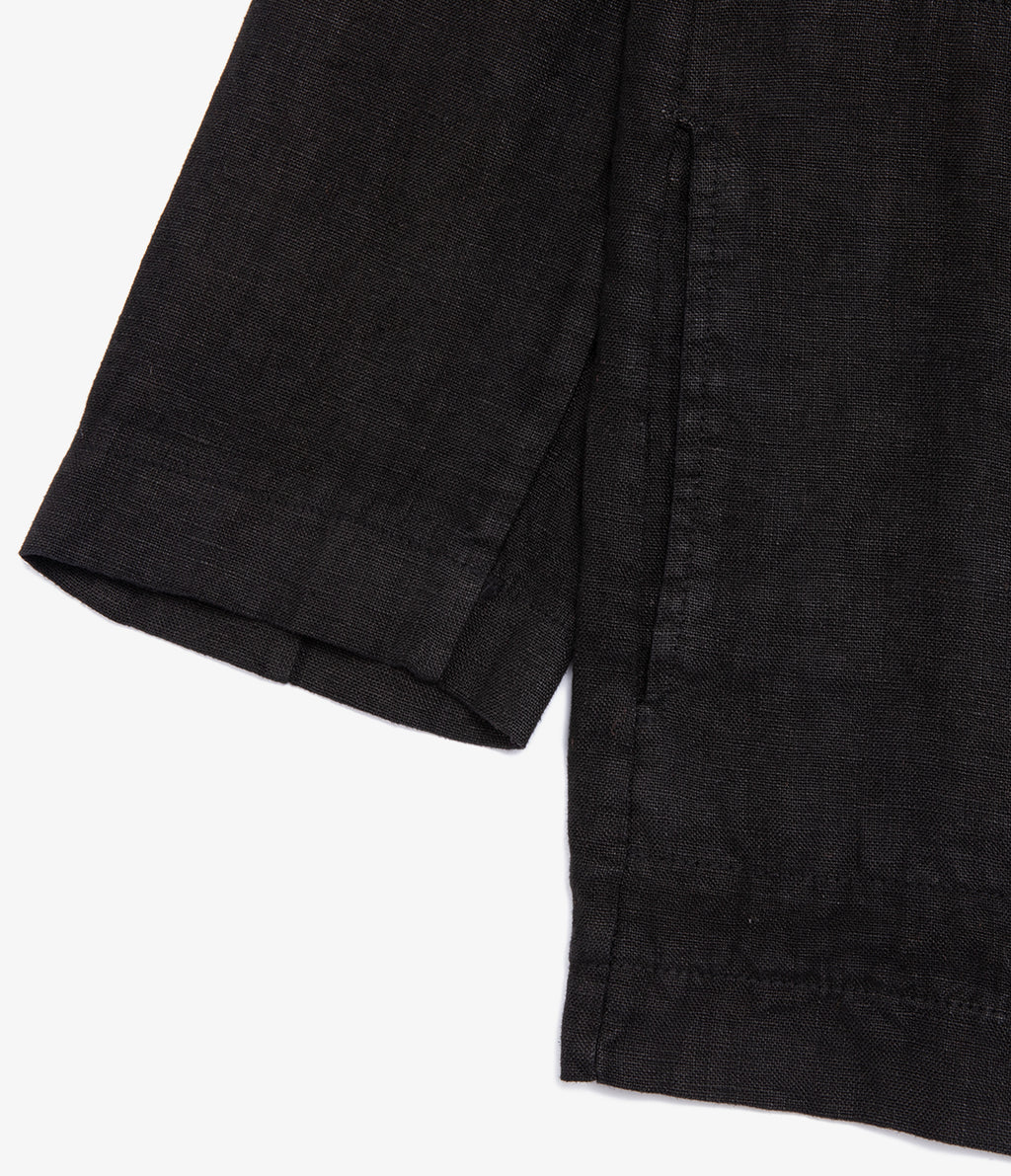 Blazer Mujer 100% Lino italiano Fiore Lino Negro