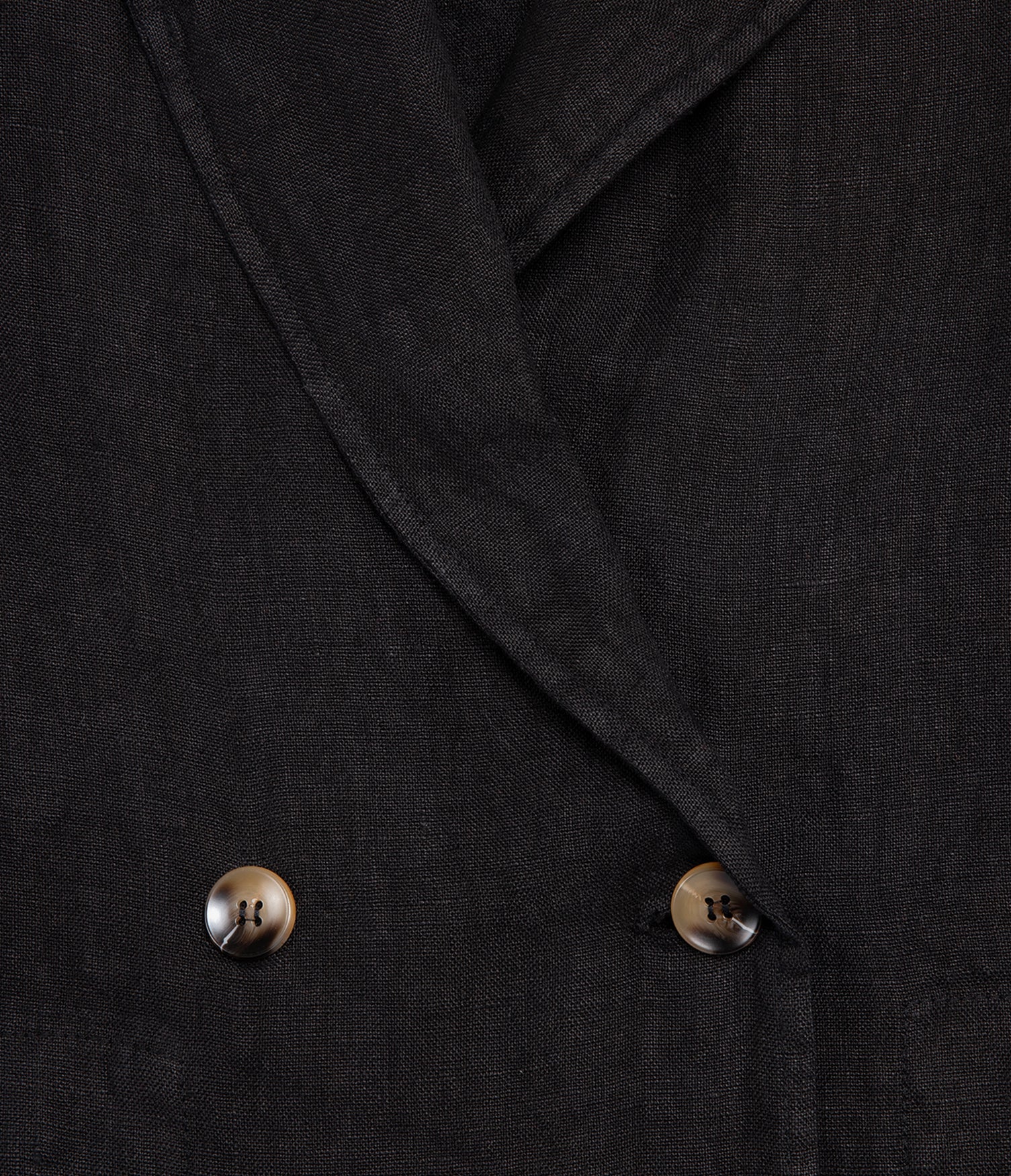 Blazer Mujer 100% Lino italiano Fiore Lino Negro