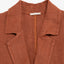 Blazer Mujer 100% Lino italiano Fiore Terracota