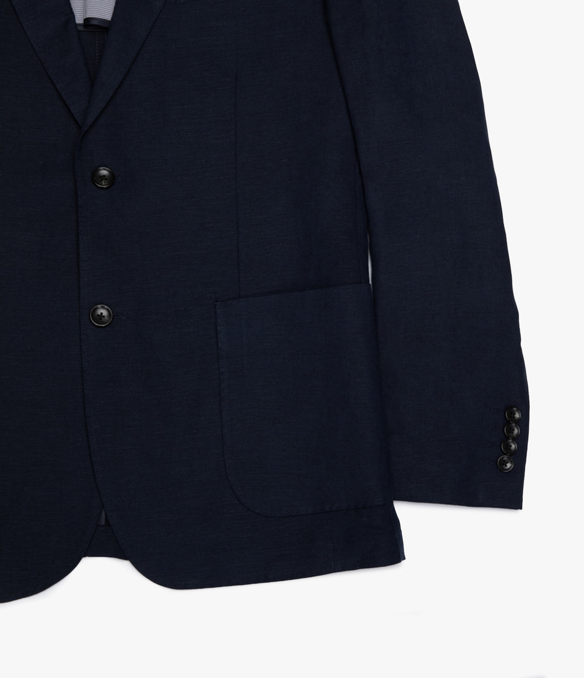 Blazer Hombre Lino Azul Marino