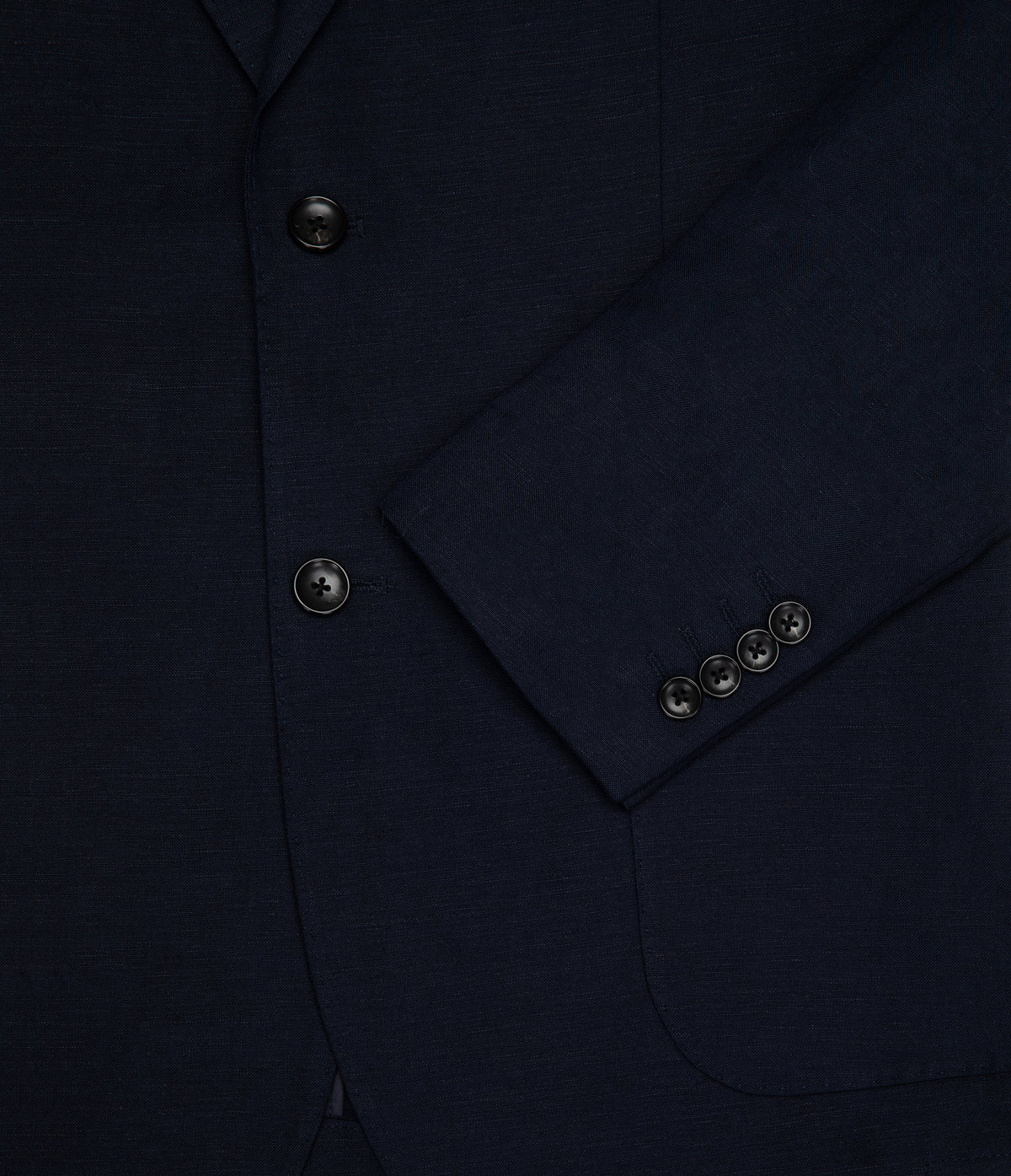Blazer Hombre Lino Azul Marino