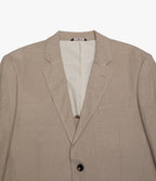 Blazer Hombre Lino Café