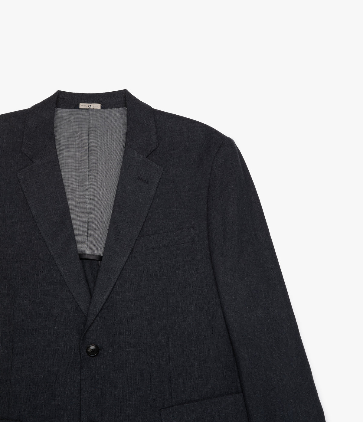 Blazer Hombre Lino Gris Marengo