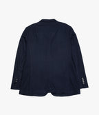Blazer Hombre Punto Algodón Azul Marino
