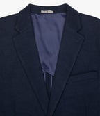 Blazer Hombre Punto Algodón Azul Marino