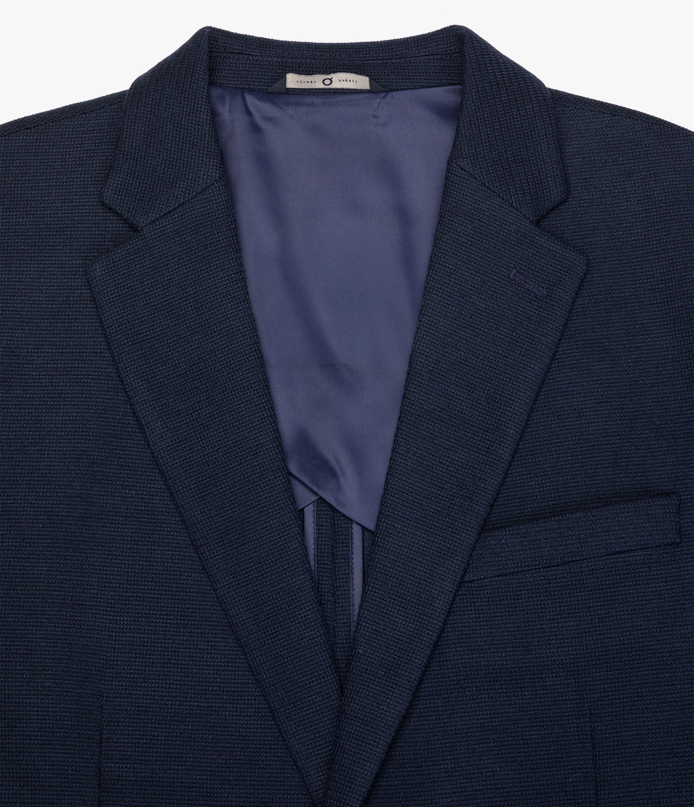 Blazer Hombre Punto Algodón Azul Marino