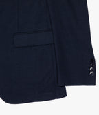 Blazer Hombre Punto Algodón Azul Marino