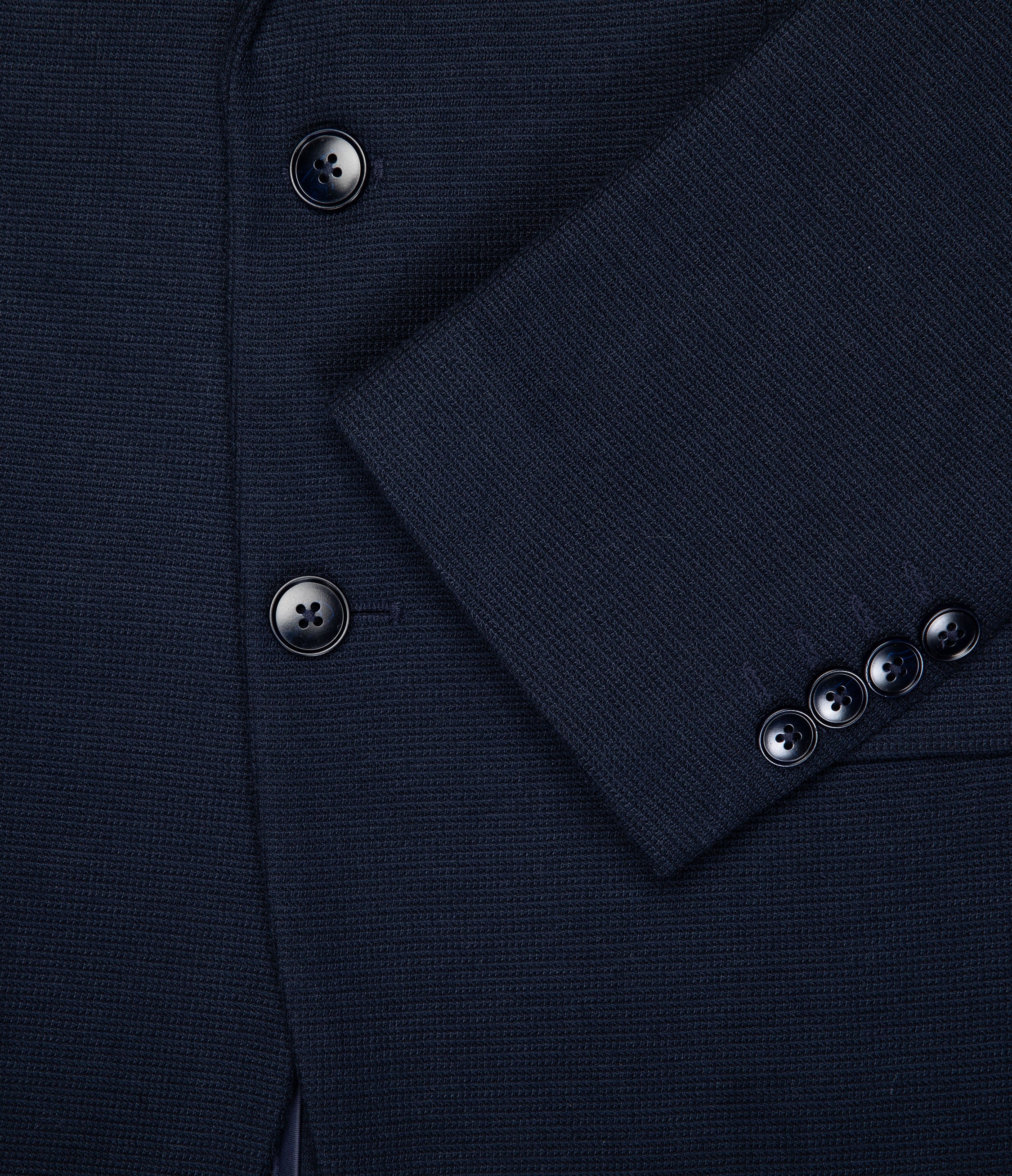 Blazer Hombre Punto Algodón Azul Marino