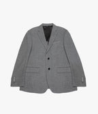Blazer Hombre Punto Algodón Gris Marengo