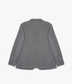 Blazer Hombre Punto Algodón Gris Marengo