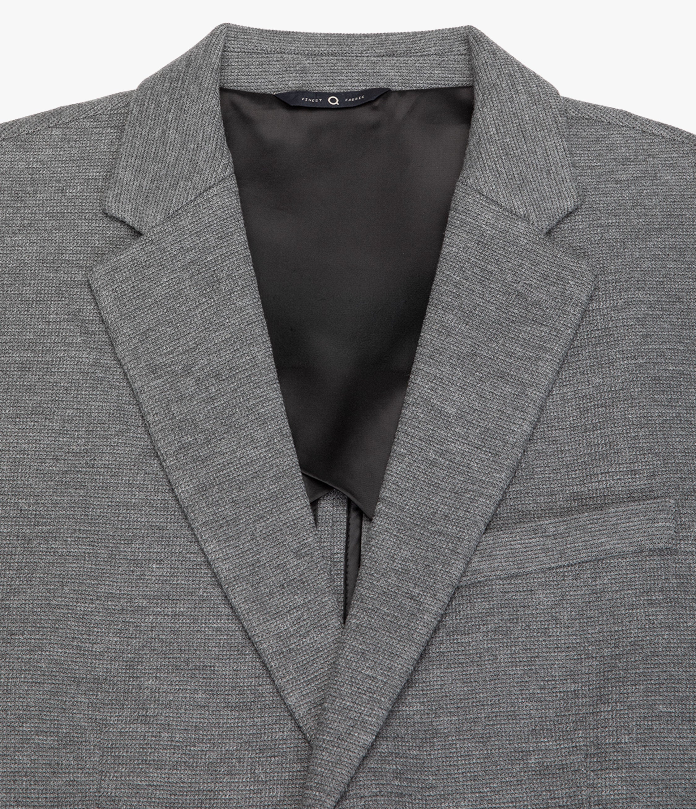 Blazer Hombre Punto Algodón Gris Marengo