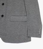 Blazer Hombre Punto Algodón Gris Marengo