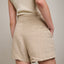 Bermuda Mujer 100% Lino Capella Beige