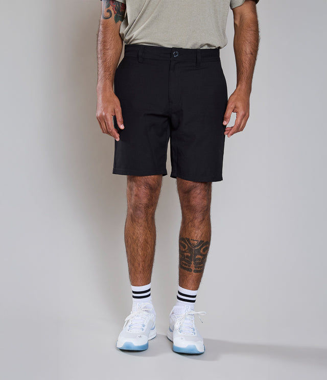 Bermuda Hombre Flex Negro