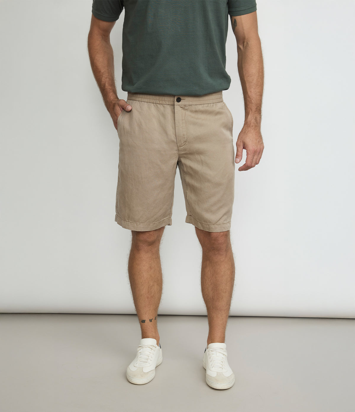 Bermuda Hombre Lyocell Roy Beige