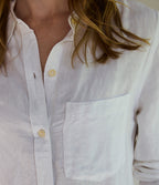 Blusa Mujer Lino Daria Blanco