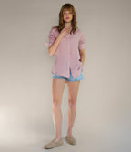 Blusa Mujer Lino Viscosa Ambar Rosado