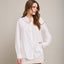 Blusa Mujer Lino Viscosa Ambar Blanco