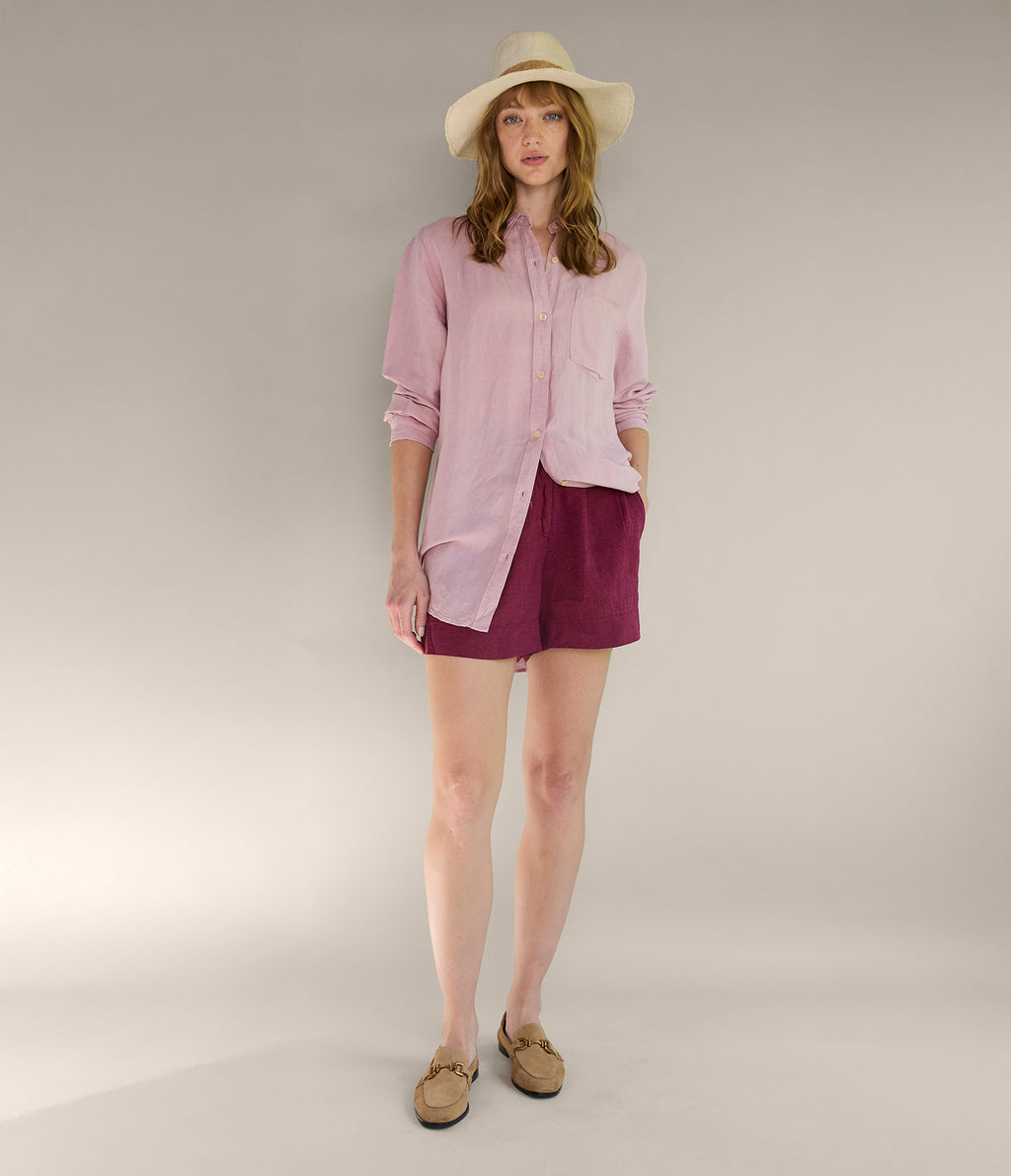 Blusa Mujer Lino Daria rosado