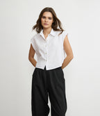 Blusa Mujer Lino Roma Blanco