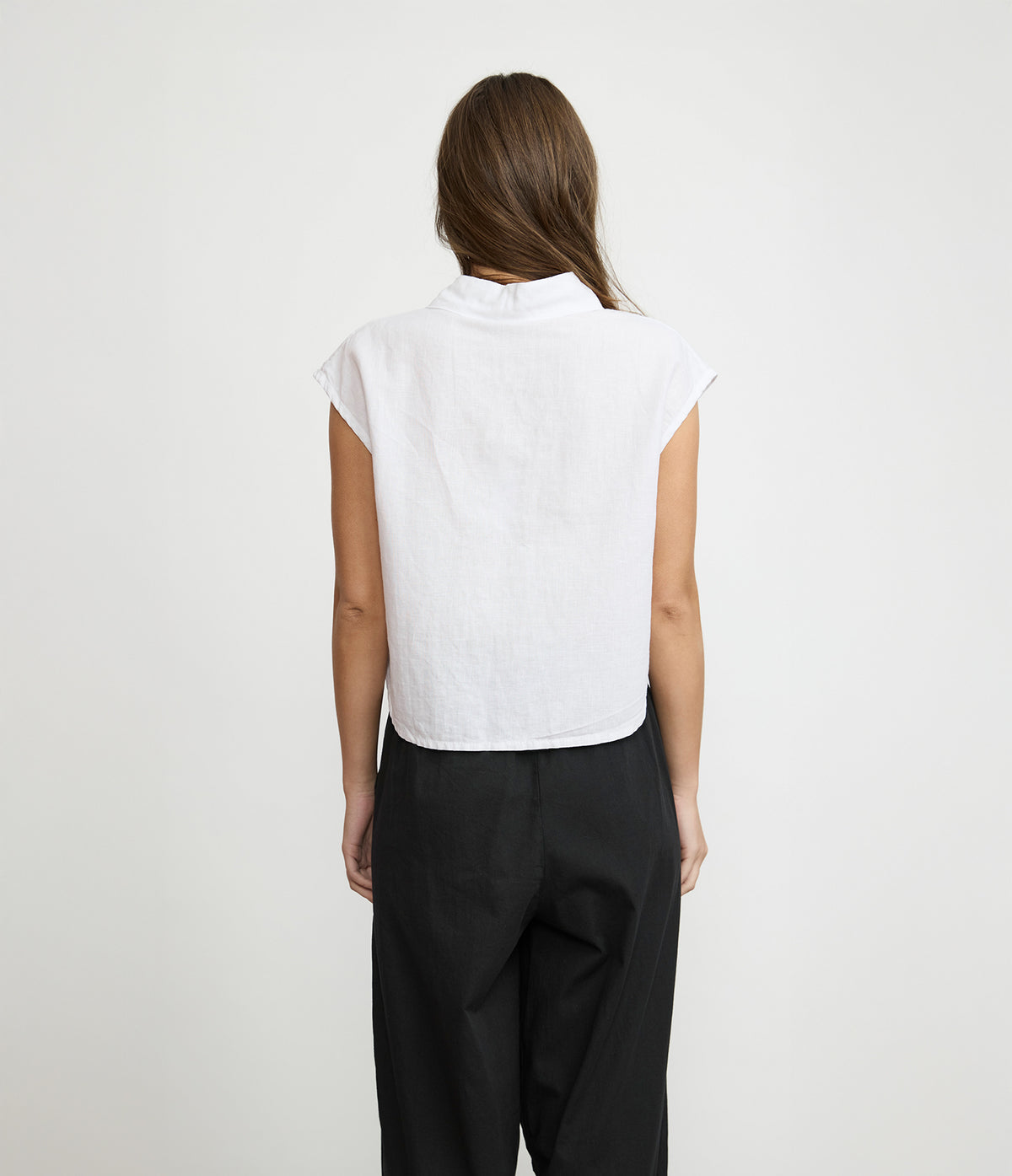 Blusa Mujer Lino Roma Blanco