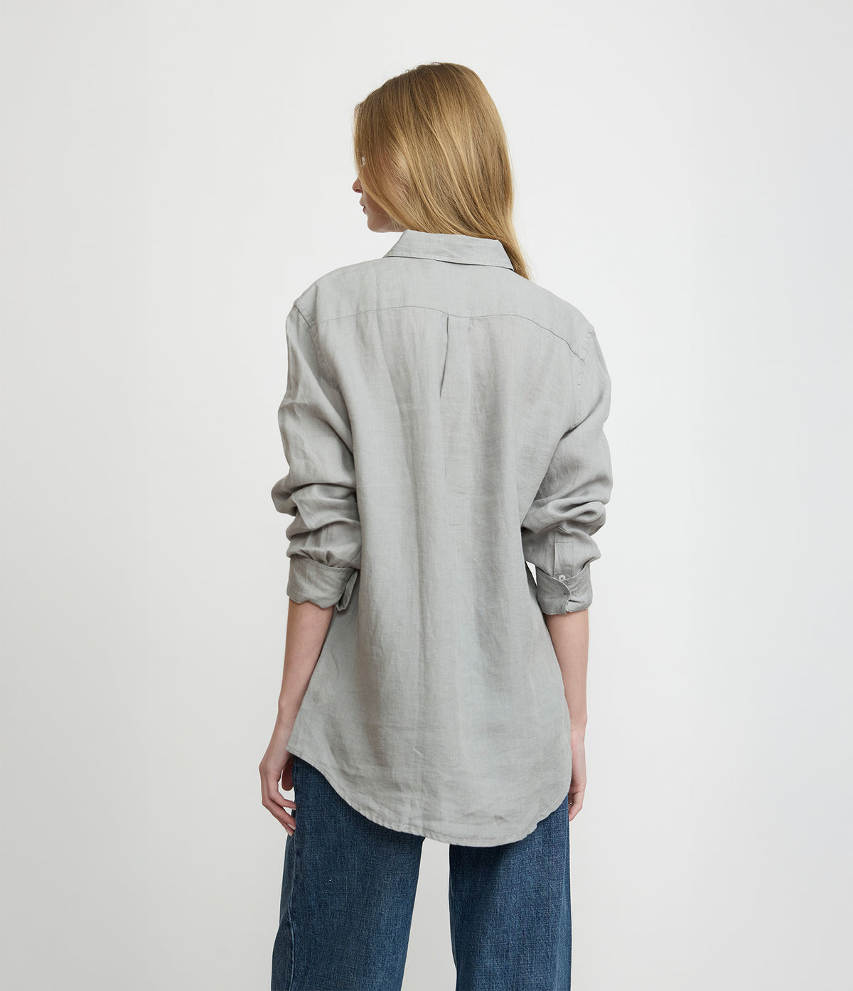 Blusa Mujer Lino Verde Julia